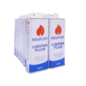 Newport Lighter Fluid (133 ml can) (Pack of 12 cans)