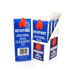 Newport Pipe Cleaners - White and Tapered - 6 inch