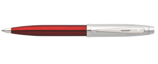 Sheaffer 100 Red/Chrome Ballpoint Pen HSB