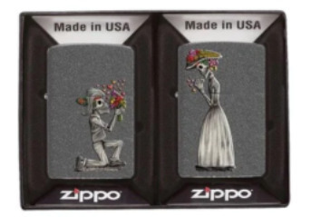 Zippo Day of the Dead (Stone) Gift Pack